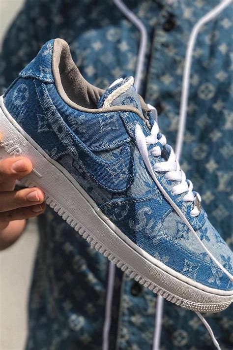 nike air force 1 supreme x louis vuitton denim|louis vuitton af1 retail.